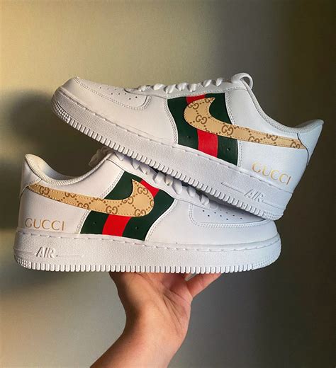 gucci nikes sneakers|custom gucci nike sneakers.